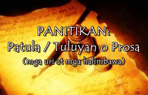Ano ang tuluyan o prosa
